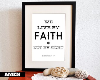 2 Corinthians 5 7 | Etsy
