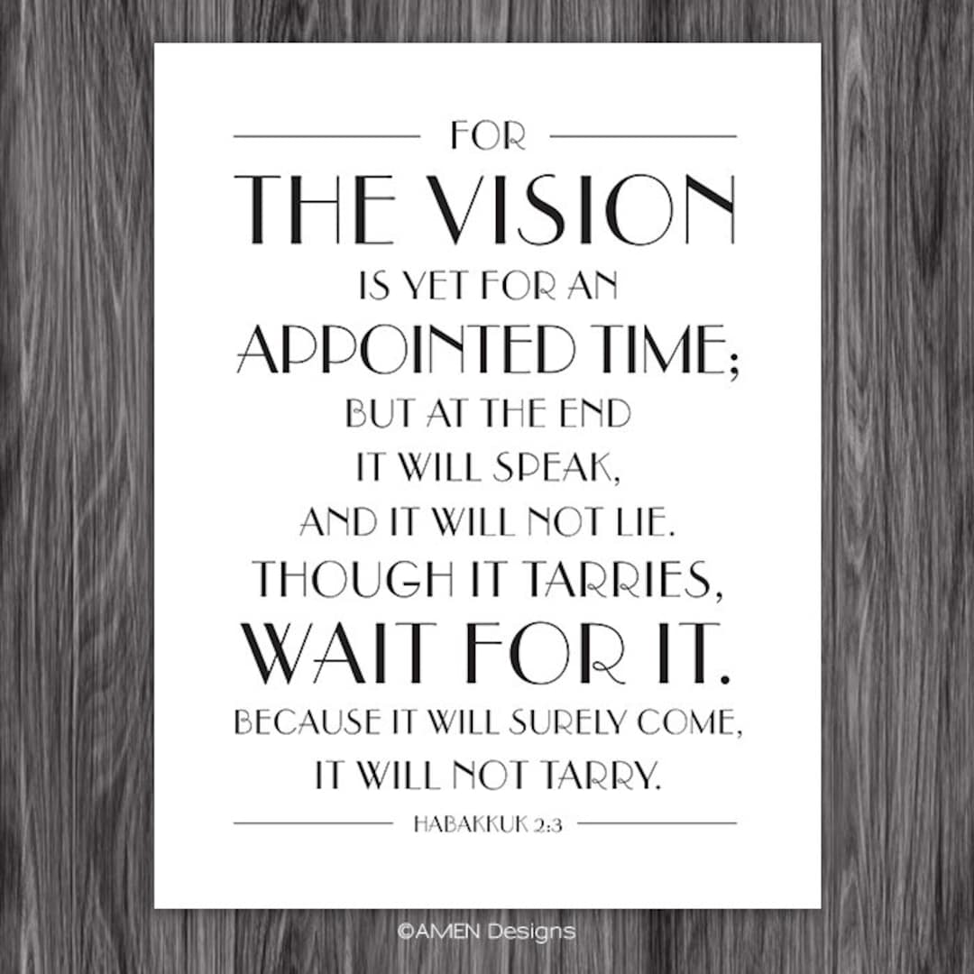 Habakkuk 2 3 The Vision 8x10 DIY Printable Christian Poster PDF habakkuk-2-3-the-vision-8x10-diy-printable-christian-poster-pdf