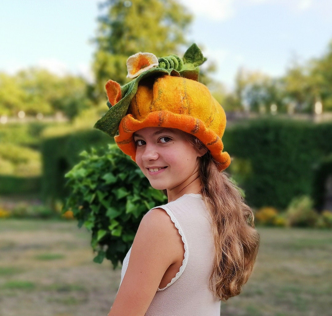 Yellow Bellflower Hat. Flower Girl Fascinator. Flower Fairy Etsy
