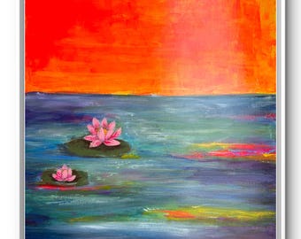 Abstract, Acrylic Painting,gift for her,Wall decor