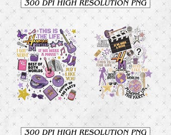 Hannah Montana 20e verjaardag, png, popster, Magic Kingdom (digitale download)