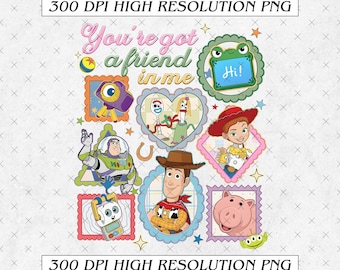 You've Got A Friend In Me Png, Cartoon Movie Friends Png, Cowboy Toddler Png, Cartoon Friends Png, Toy Characters Png, Cartoon Toy Friends