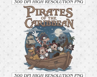 Vintage Mickey And Friends Pirates of the Caribbean Comfort Colors Shirt, Pirates Jack Sparrow Tee, Disney Cruise Pirate Night Shirt