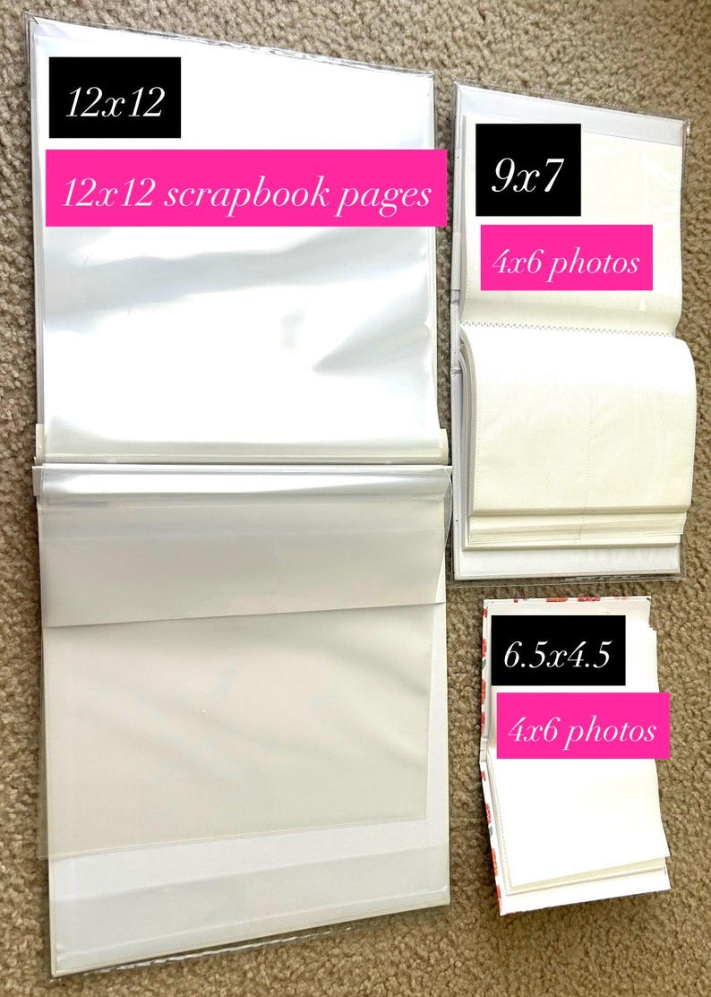 Customizable, Handmade Vintage Inspired Photo Album | Wedding Album with Lace bild 7