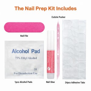 Handmade Strawberry Milk Press On Nails, Pastel Plaid Cream Drip Set image 6