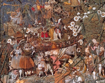 Richard Dadd - The Fairy Feller&#39;s Master Stroke 1855-64. Vintage Reproduction Print 11 x17