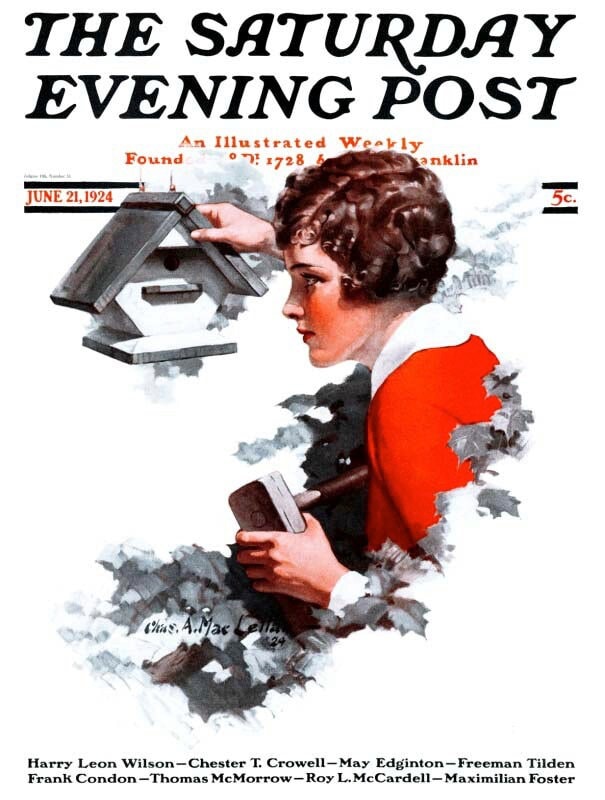Saturday Evening Post 1926年Sun set Saturday Evening Post 1926年