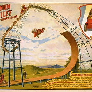 Barnum Bailey 1905  Circus Vibrant Colors! 11 x 17 Reproduction Print