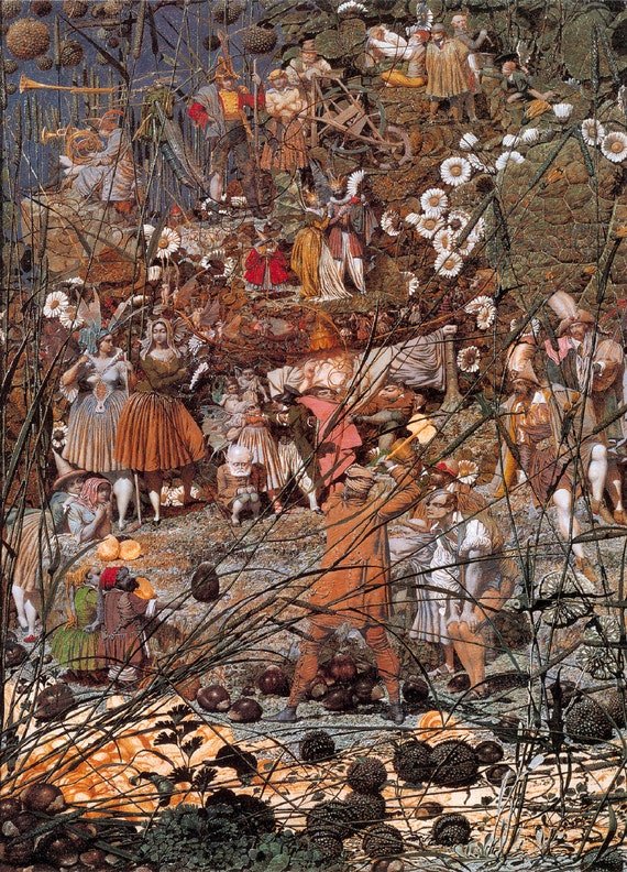 RICHARD DADD リチャード・ダット Richard Dadd - the Fairy Feller's Master Stroke 1855-64