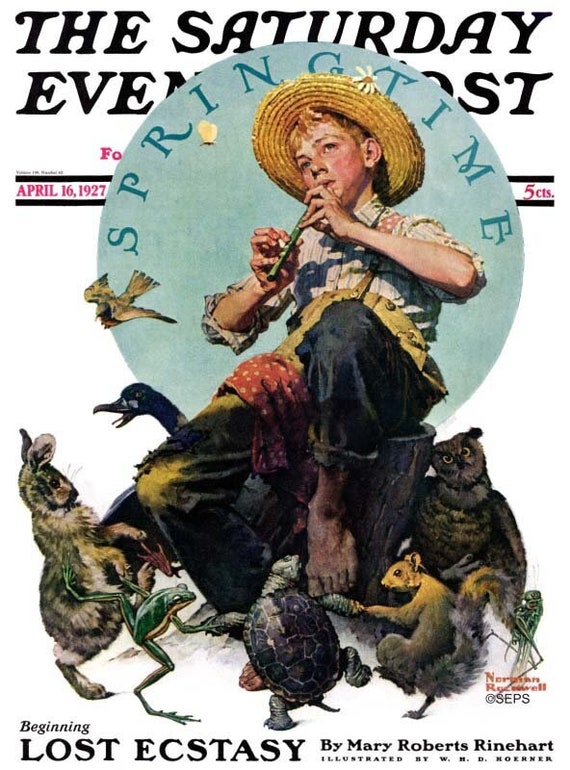 美術品・アンティーク・コレクション Saturday Evening Post 1927年