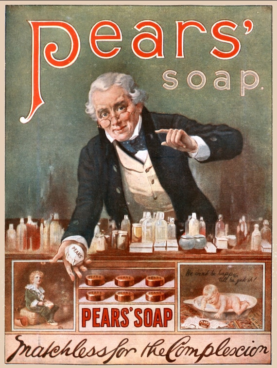 Pear's Soap 12 11x17 Advertising Reproduction Print Vintage - Etsy
