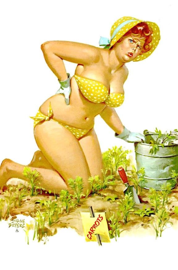 Duane Bryers Vintage Hilda Plus Size Girl 1950 70 s Reproduction Print duane-bryers-vintage-hilda-plus-size-girl-1950-70-s-reproduction-print