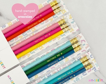 Armenian Student Pencils  - Write, Read, Learn | Set of 3 Pencils