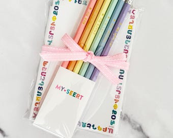 Armenian Pencil and Notepad Gift Set
