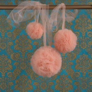 Mix&Match Dollhouse Diorama Decor Miniature Tulle Pompoms Pom Pom Blythe Doll Furniture Room Box 1:6 scale