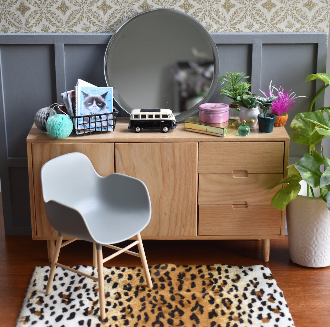 Normann Copenhagen 1/6 Scale Miniature Form Armchair Gray Blythe Barbie