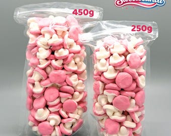 Espuma de vainilla y caramelo / Caramelo de champiñones de Suecia, sin gluten