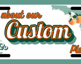 Customized Bicycle License Plates
