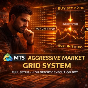 MT5 Grid Trading Bot | High Density Execution System | Holding Strategy EA | Automated Market Capture Engine | Instant Download