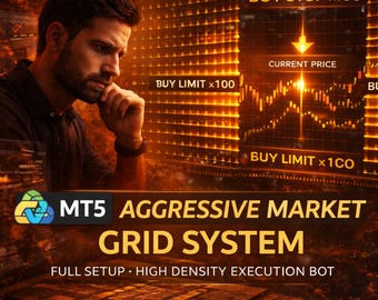 MT5 Grid Trading Bot | High Density Execution System | Holding Strategy EA | Automated Market Capture Engine | Instant Download