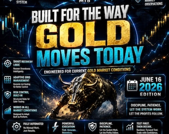 Martingale Zone EA v6.0 | Forex Gold Trading Bot (MT5 Digital Download)