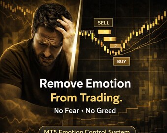 MT5 XAU Trading Bot | Automated Forex EA, Emotion Control System. Instant Download