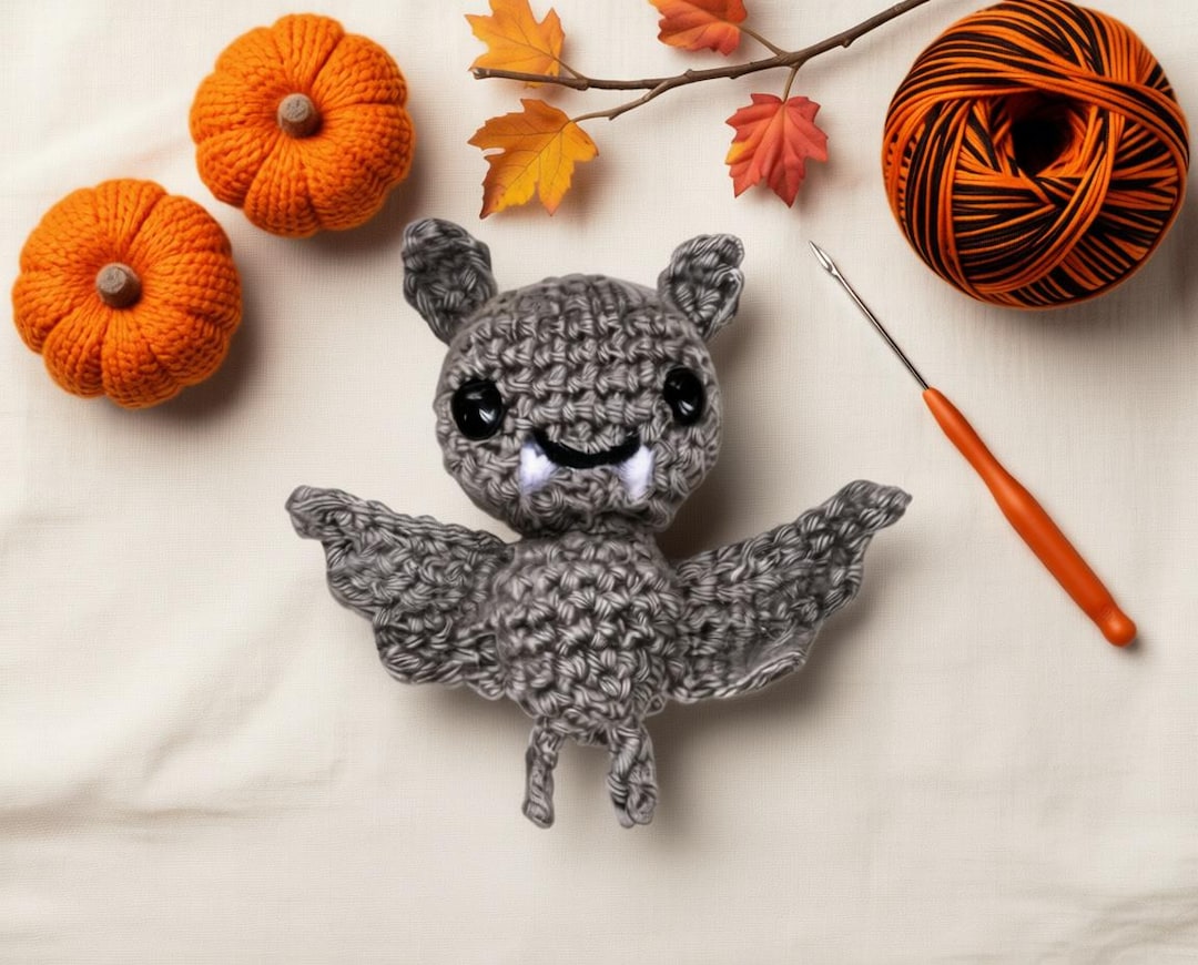 Halloween Bat Crochet Pattern | Spooky Amigurumi Bat (PDF) - Etsy