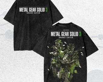 Vintage gewassen Jungle Ops-T-shirt, Stealth Mission-grafisch shirt, cadeau voor gameliefhebbers
