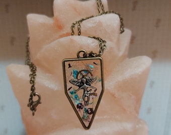 Steampunk Fairy Angel  In Time Necklace