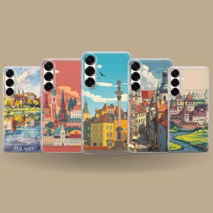 Polen Ästhetische Handyhülle für iPhone 17 Pro Max, 16e, 15, 14, 12 Samsung S25 Ultra, S24 FE, A56, Pixel 10 XL, 9a, 8, 7, 6