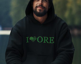 Sweat à capuche avec logo personnalisé Oregon | Sweat-shirt à capuche graphique Oregon