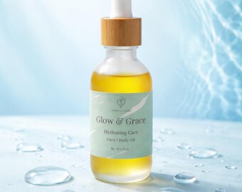 Nourishing Facial Oil | Seaweed + Kelp + Green Tea + Reishi Glow Oil