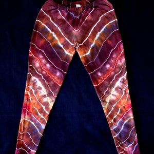 Tie dyed yoga pants leggings medium