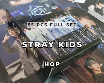 Stray Kids HOP Hiptape Lomo Photocard Set 55pcs | SKZ Kpop Photo Cards | STAY Gift