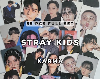 Stray Kids KARMA Lomo Photocard Set 55pcs | SKZ Kpop Photo Cards | STAY Gift | Fanmade Collectible