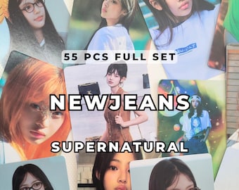 NEWJEANS Supernatural Lomo Photocard Set 55pcs | Kpop Photo Cards | Bunnies Gift