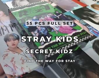 Stray Kids Secret Kidz Lomo Photocard Set 55pcs | SKZ Kpop Photo Cards | STAY Gift