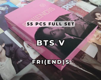 BTS V Fri(end)s Lomo Photocard Set 55pcs | Taehyung Kpop Photo Cards | ARMY Gift
