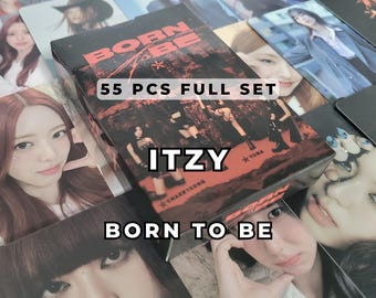 ITZY Born To Be Lomo Photocard Set 55pcs | Kpop Photo Cards | MIDZY Gift