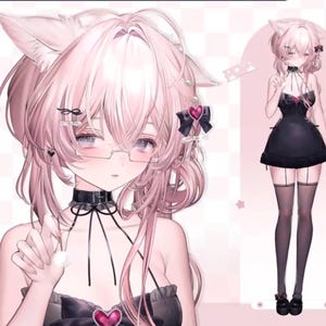 Fox girl Live2D Model | Fully Rigged | VtuberStudio