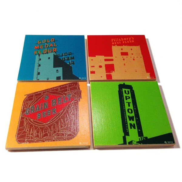 Minneapolis Coaster Set