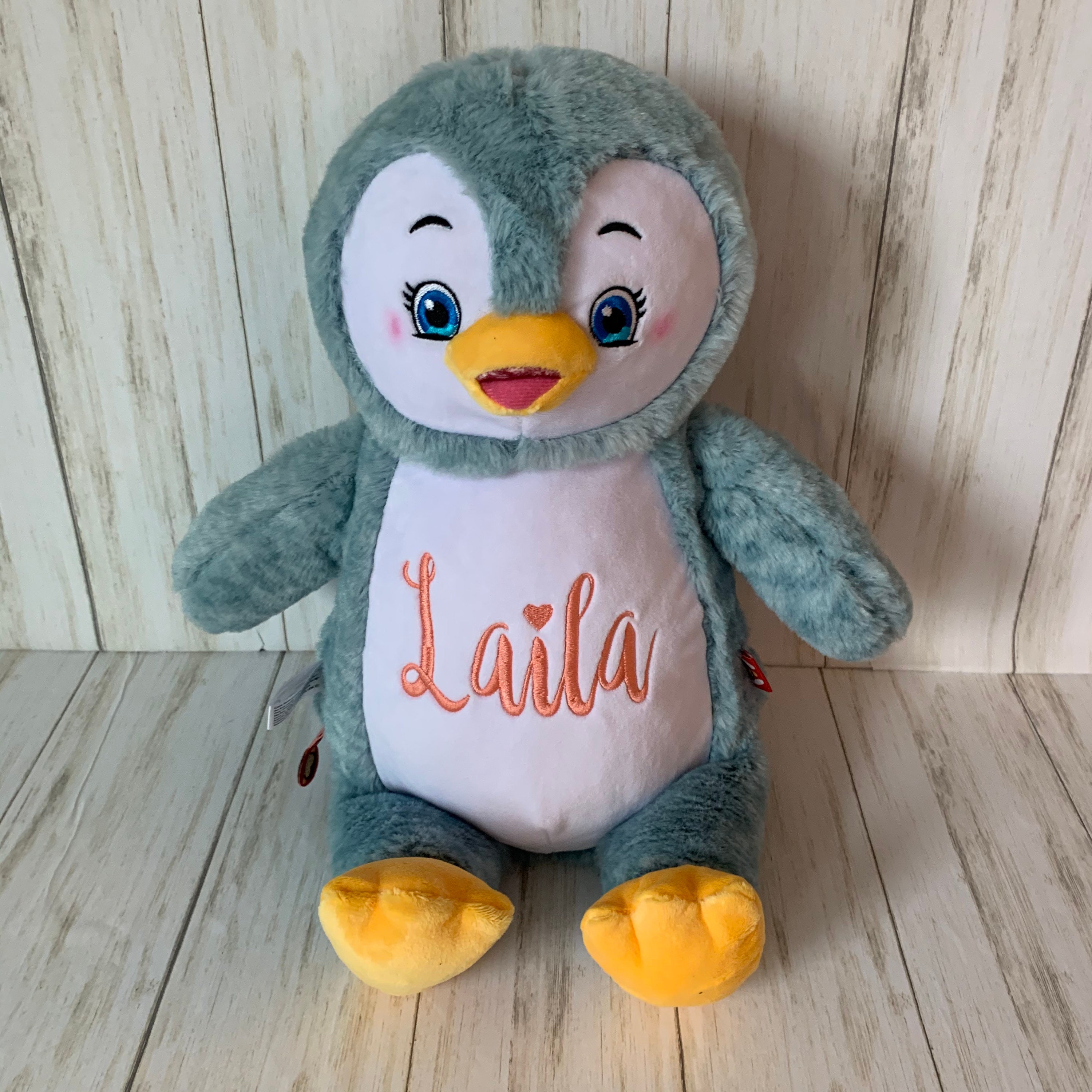 Personalized baby gift Personalized Penguin Birth Stat Etsy.de