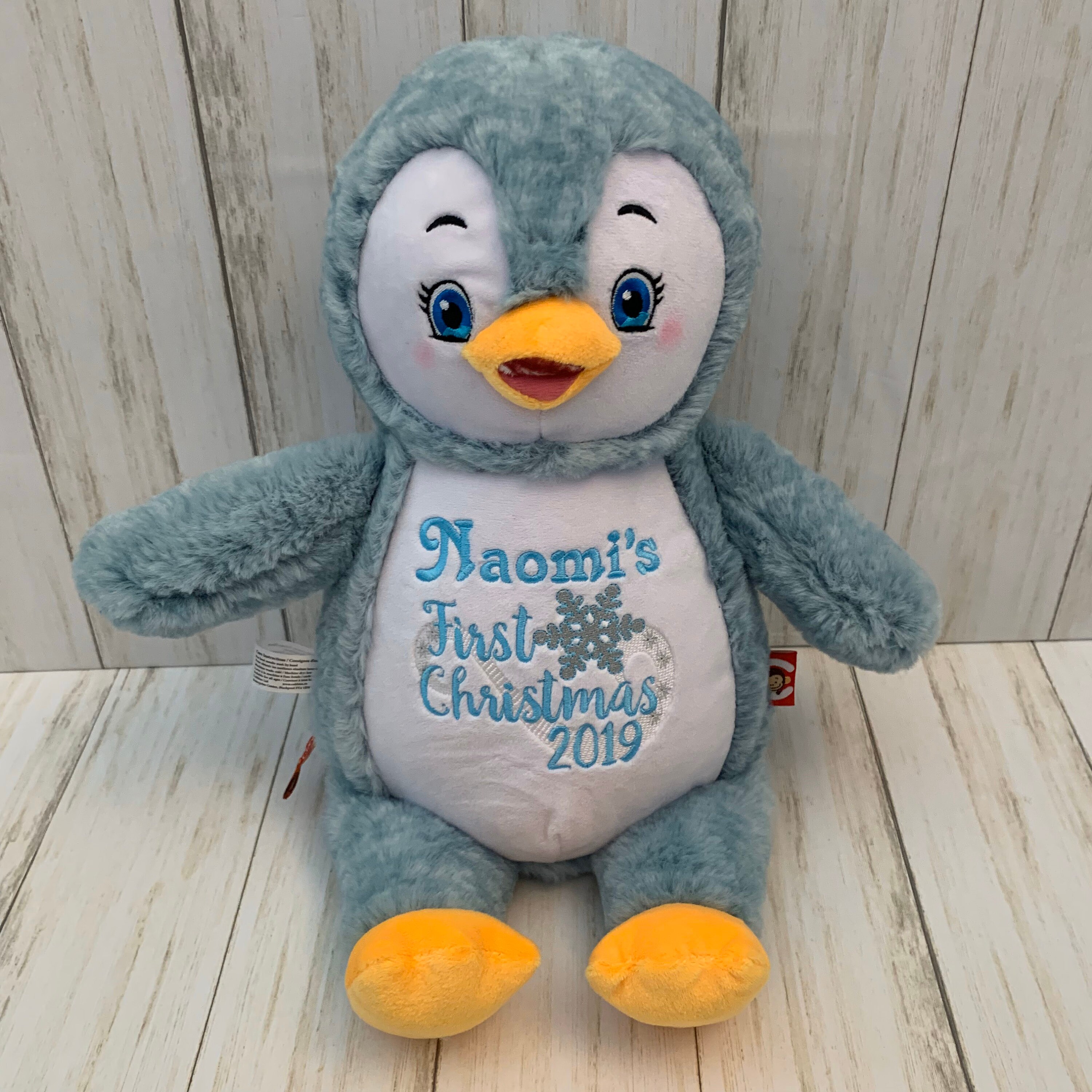 Personalized baby gift Personalized Penguin Birth Stat Etsy