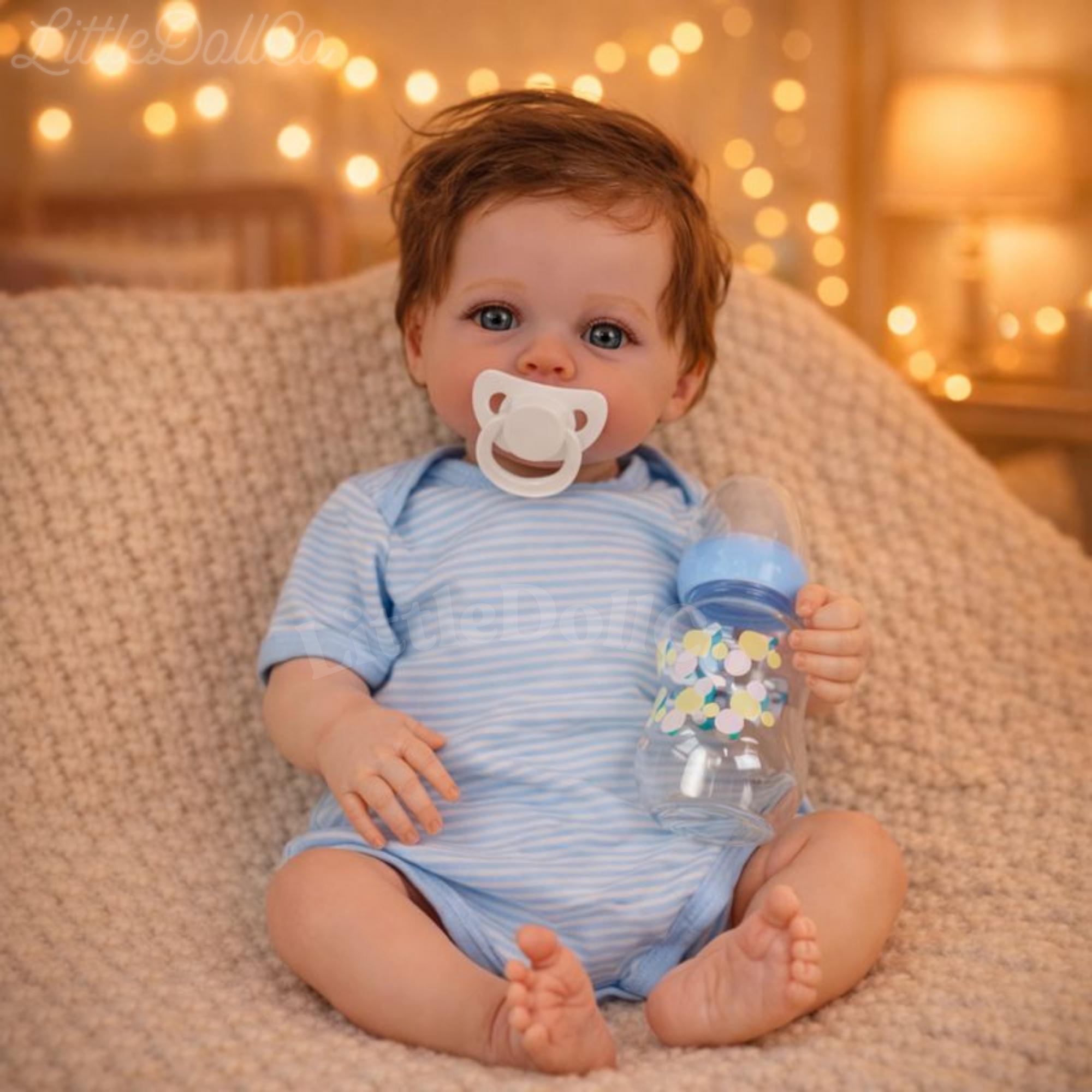 Bébé Reborn Garçon Alex - Poupée réaliste de 48 cm - Le choix de la poupée Reborn