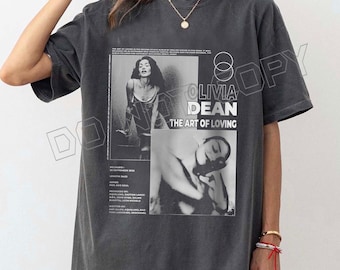 The Art of Loving Olivia Dean Merch 2025 Unisex Oversized Boxy