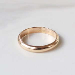 Personalized Gold Ring, Engraved Ring, Wide Gold Band, Thick Gold Filled Ring, Affordable Wedding Band, Simple Gold Ring, Initial Ring