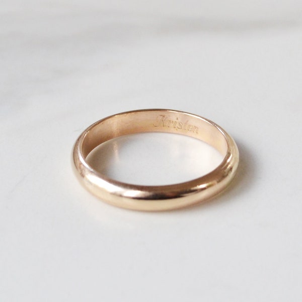 Engraved Ring - Etsy