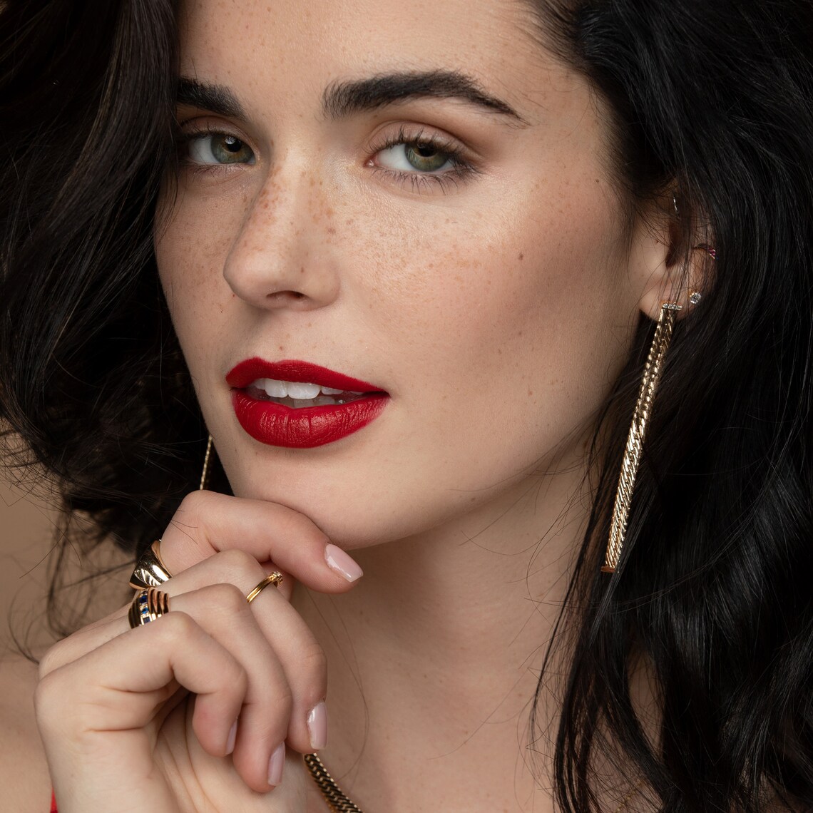 Herringbone Chain Earrings Minimalist Long Chain Earrings CZ Etsy