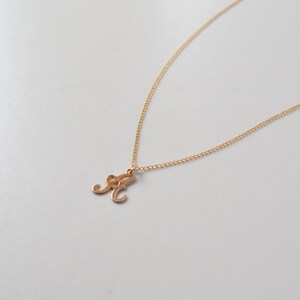 Gold Letter Necklace, Layering Necklace, Initial Charm, Personalized Necklace, Gold Filled Necklace, Monogrammed Necklace, Holiday Gift