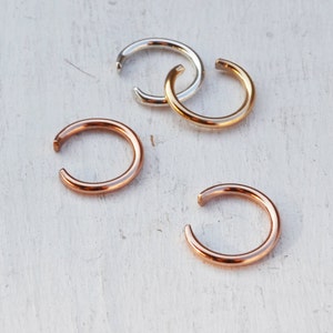 Minimalist Ear Cuff,  Non Pierced Ear Cuff,  Huggie Earring,  Ear Wrap, Adjustable Cuff Earring, Gold Filled, Rose Gold, or Sterling Silver